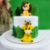 jungle theme cake