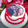 couple photo cake