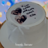 friends photo cake