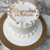 ramadan Mubarak fire cake