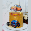 hot wheels cake