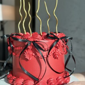 ribbon vintage cake