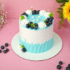 berry toppings cake