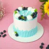 berry toppings cake