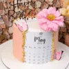 calendar butterfly cake