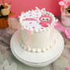 pink bunny cake