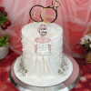 Anniversary gown cake