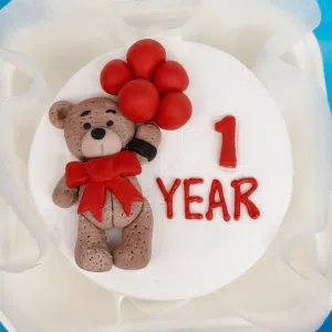 one year teddy cake