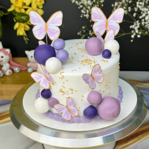 elegant butterfly cake