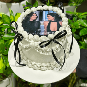 ribbon photo vintage cake