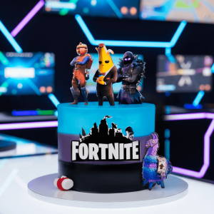 Fortnite theme cake