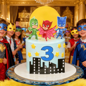 PJ masks superhero cake