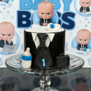 baby boss suit cake
