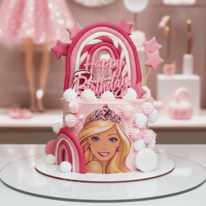 barbie signature cake