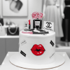 chanel makeup cake