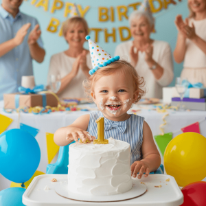 first birthday smash cake