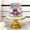 labubu theme cake