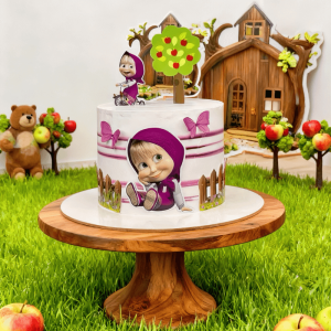 masha bear cake