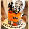 monster halloween cake