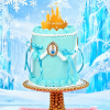 princess frozen vintage cake