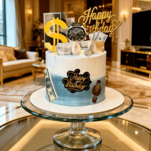 rich money dollar cake