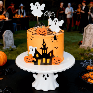 spooky halloween cake