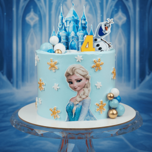 winter frozen cake