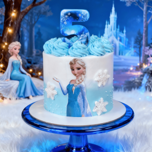 Elsa frozen girls cake