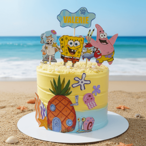 SpongeBob theme cake