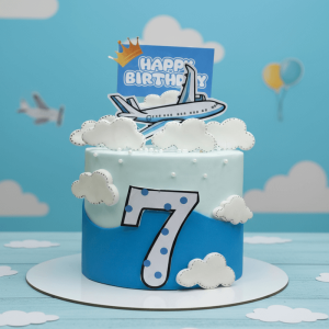 Welcome Back Airplane Farewell Cake