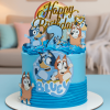 bluey birthday cake