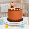 classic teddy bear cake