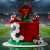 football Ronaldo cr7 cake