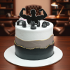 gym man barbell cake