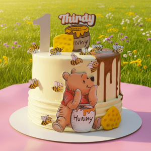 honey comb bee cake