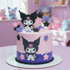 kuromi stars cake
