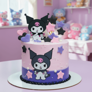 kuromi stars cake