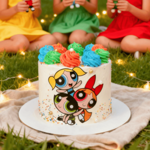 power puff girls cake