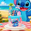 stitch theme cake