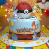 Pokemon blue cake