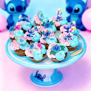 stitch cupcakes (20 Pcs)