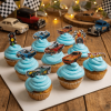 hot wheels car cupcakes