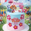 paw patrol theme cake