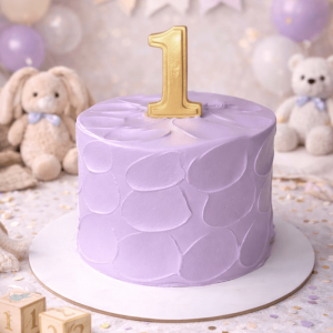 smash purple baby cake