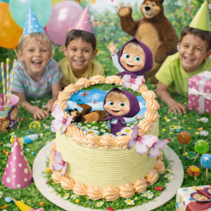 special masha the bear cake