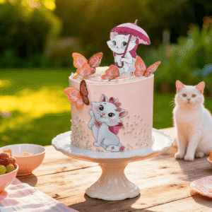 butterfly cat cake
