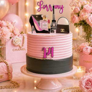 chanel fans cake