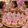 cute princess cupcake