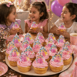 cute princess cupcake