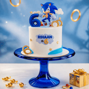 hedgehog sonic cake